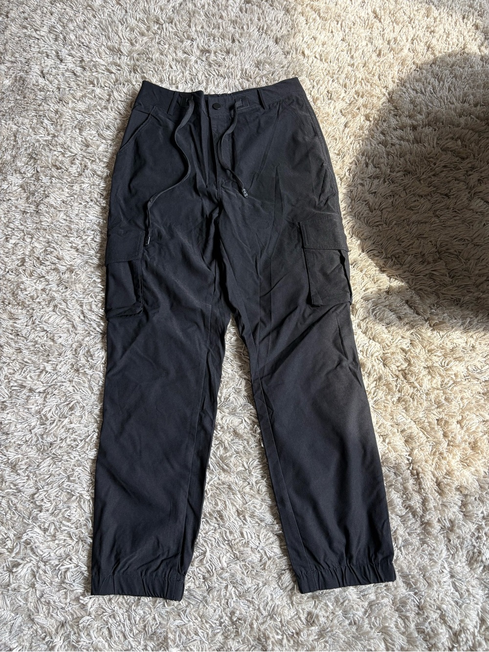 Women’s Black Cargo Jogger Pants